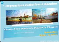 Exposition « Impression évolutives à Bacalan ». Du 26 juin au 10 juillet 2015 à Bordeaux. Gironde.  00H00